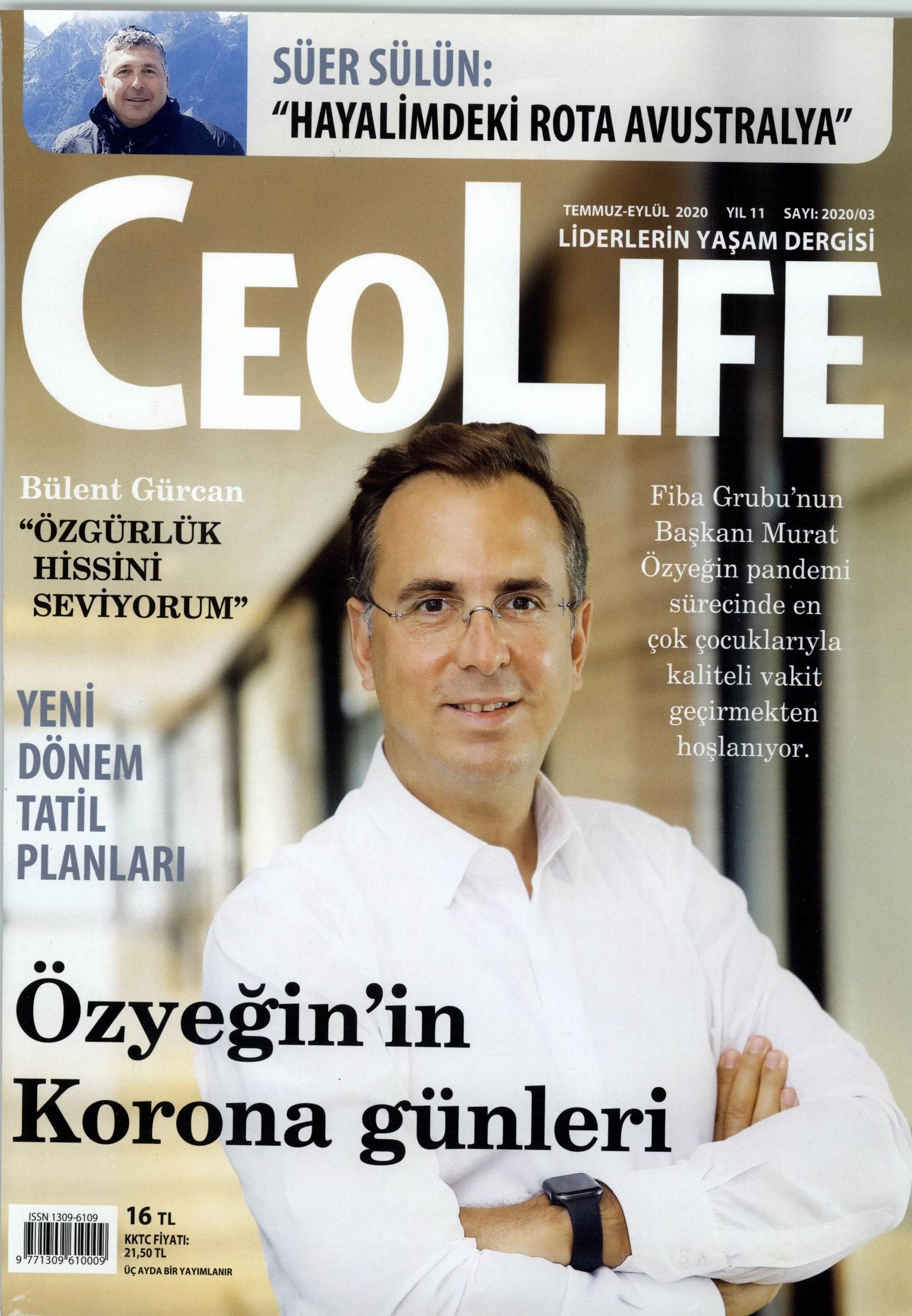 CEO Life dergisi röportajım Temmuz 2020